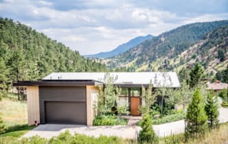 Energy efficient home in the foothills