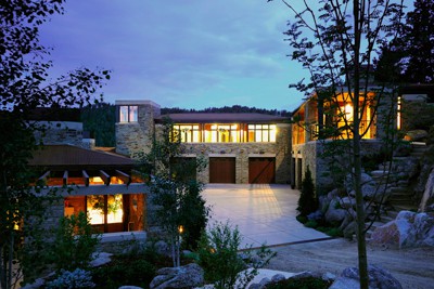 Custom green home created by builder Cottonwood Custom Builders of Boulder, CO
